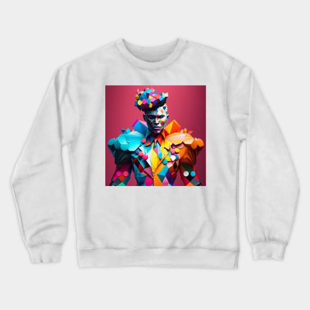 Color Man Crewneck Sweatshirt by seguns1